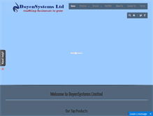 Tablet Screenshot of doyensystems.com